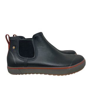 Bogs Black and Brown Chelsea Boots